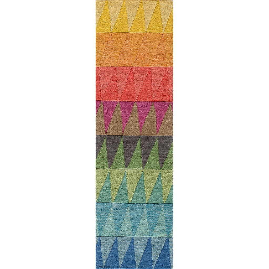 Momeni Rugs Delhi Collection Area Rug, 2'3" x 8' - Runner, Multicolor Red