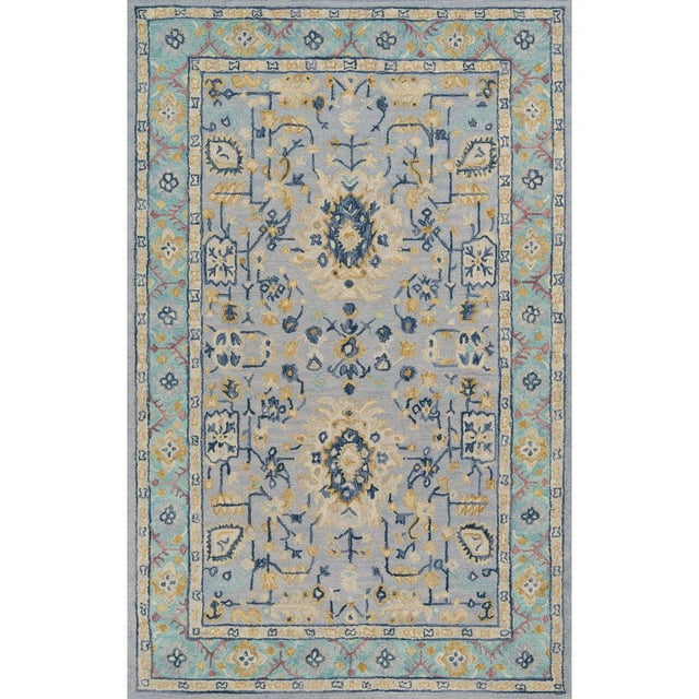 Momeni Tangier TAN30 Blue 5' X 8'
