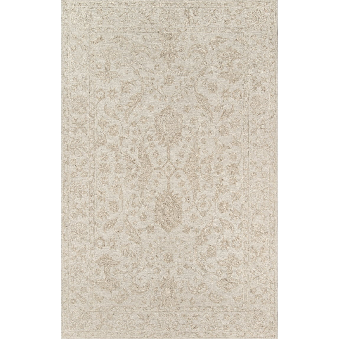 Momeni Traditional Rectangle Area Rug, Beige, 2' X 3'