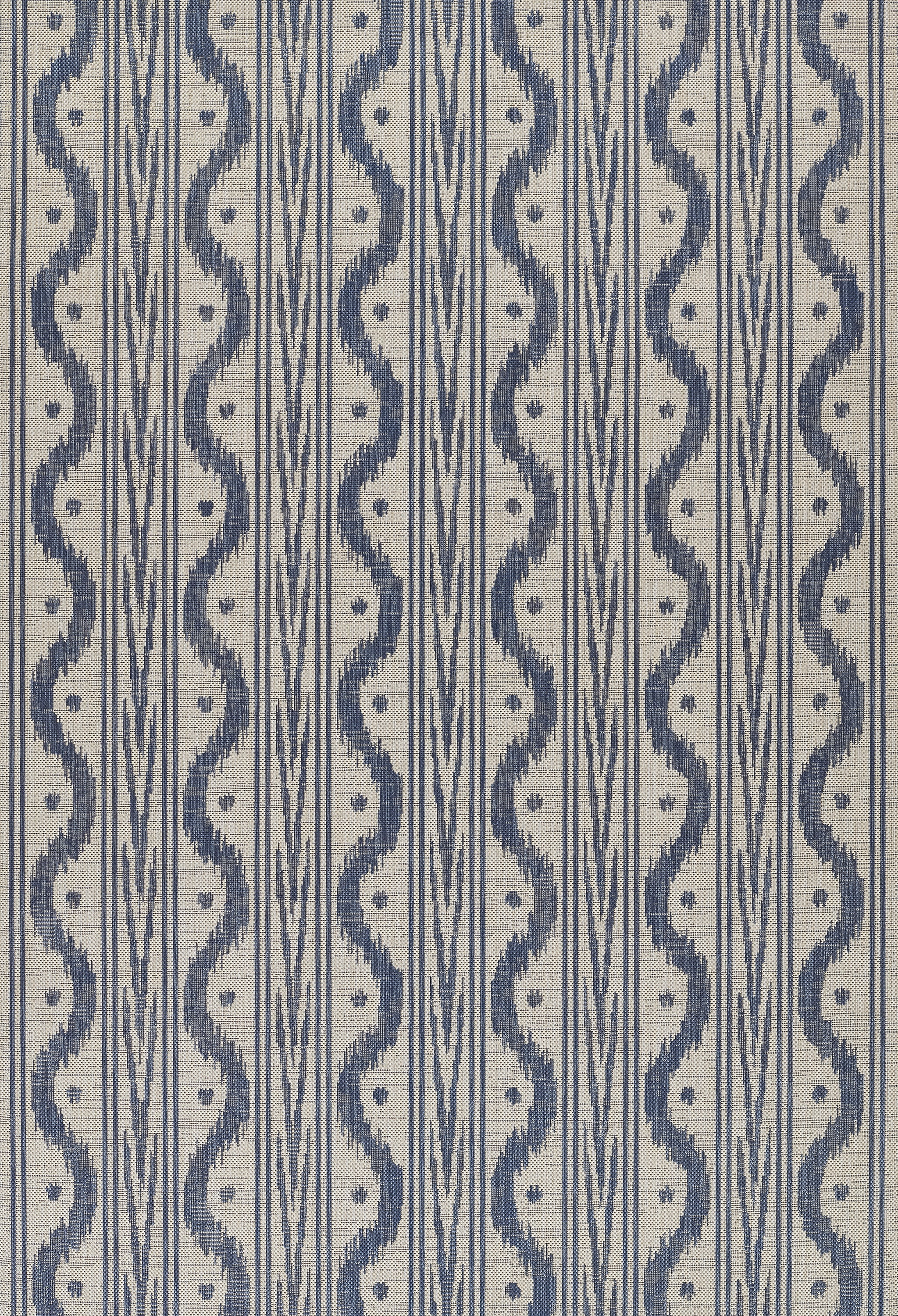 Momeni Transitional Rectangle Area Rug, Blue, 6'6" X 9'