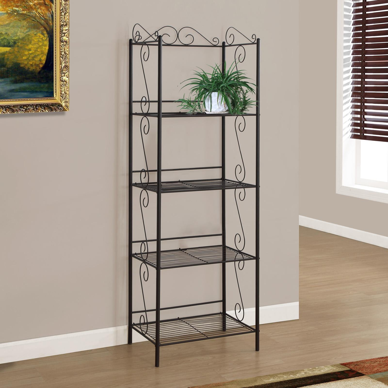 Monarch Bookcase 70"H / Copper Metal Etagere