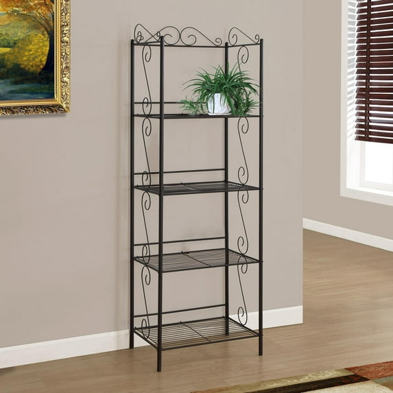 Monarch Bookcase 70"H / Copper Metal Etagere