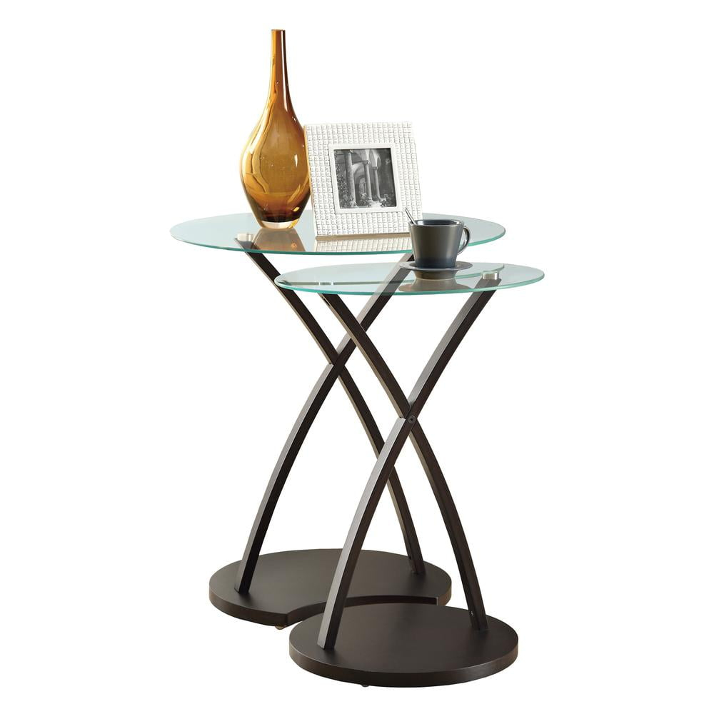 Monarch Nesting Table 2Pcs Set / Cappuccino Bentwood