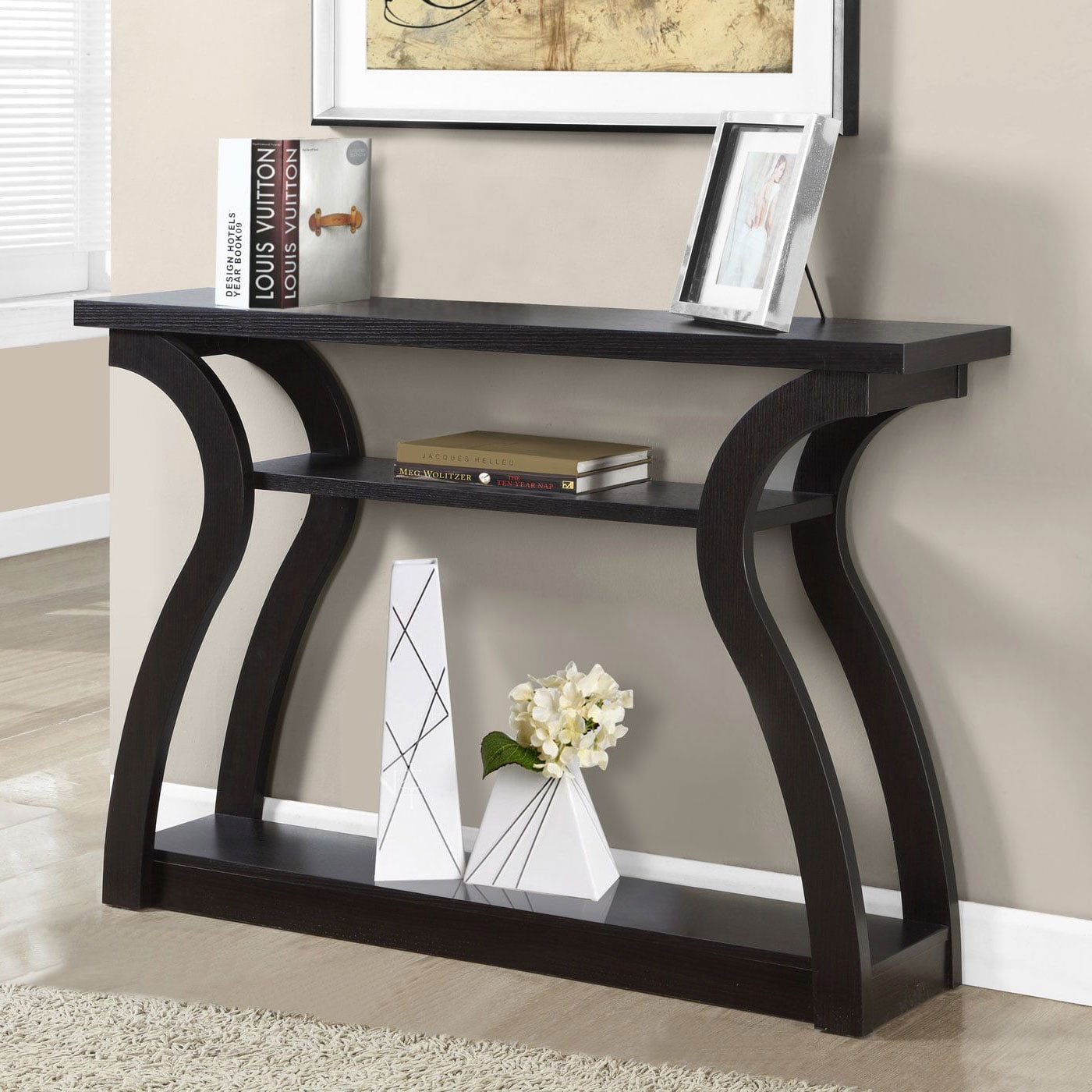 Monarch Specialties Accent Table, Console, Entryway, Narrow, Sofa, Bedroom, Brown Laminate