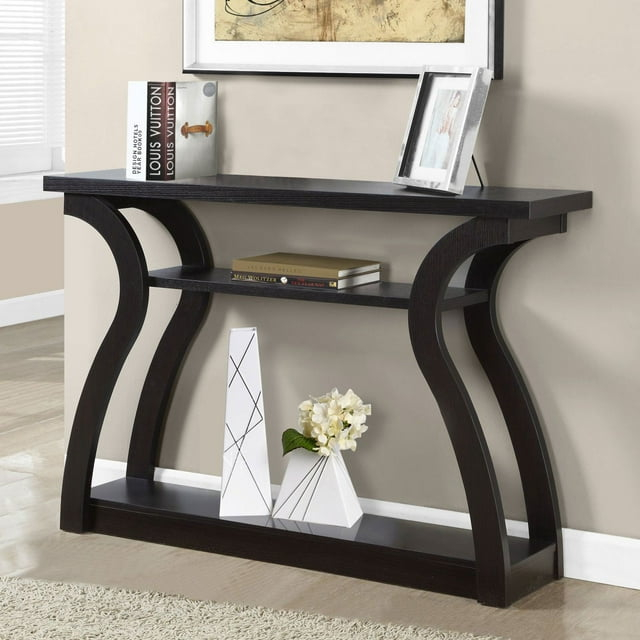 Monarch Specialties Accent Table, Console, Entryway, Narrow, Sofa, Bedroom, Brown Laminate