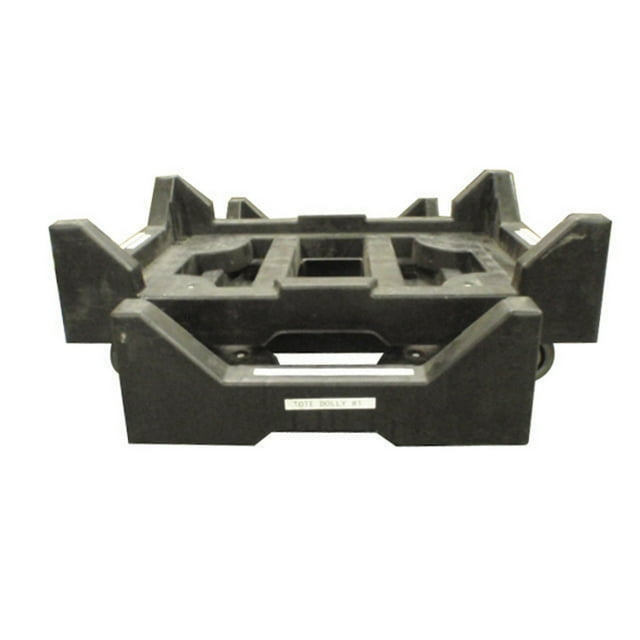 Global Industrial Plastic Container Dolly W/Casters 27-1/2""Lx18""W 650 Lb. Capa