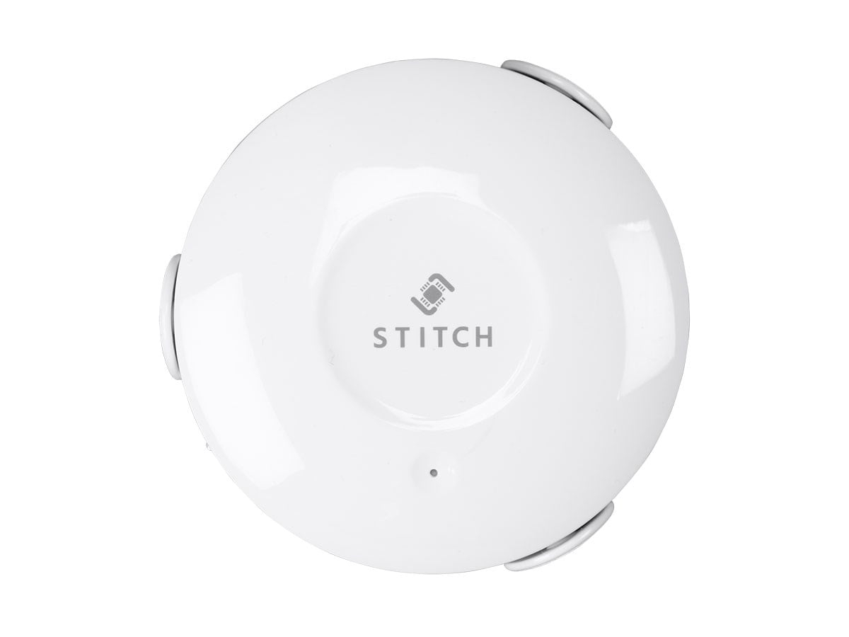 Monoprice Wireless Smart Water Leak/Flood Sensor - White with Probe and Alarm, No Hub Required (Supports IFTTT) - From STITCH Collection
