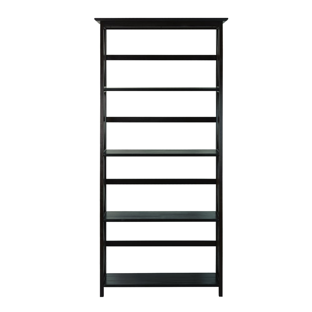 Casual Home Montego Shelf Bookcase-Color:Espresso,Size:5-Shelf
