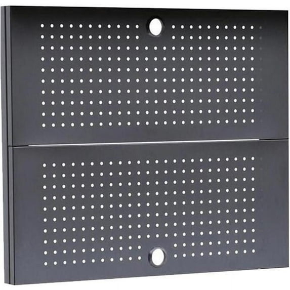 Montezuma Metal Pegboard Back Wall (with Posts) for Garage Organization Cabinets