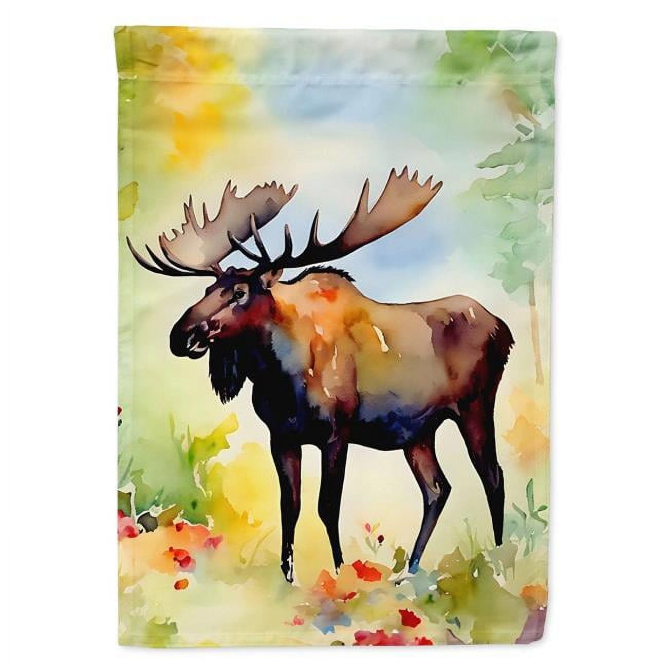 Moose Garden Flag 11.25 in x 15.5 in