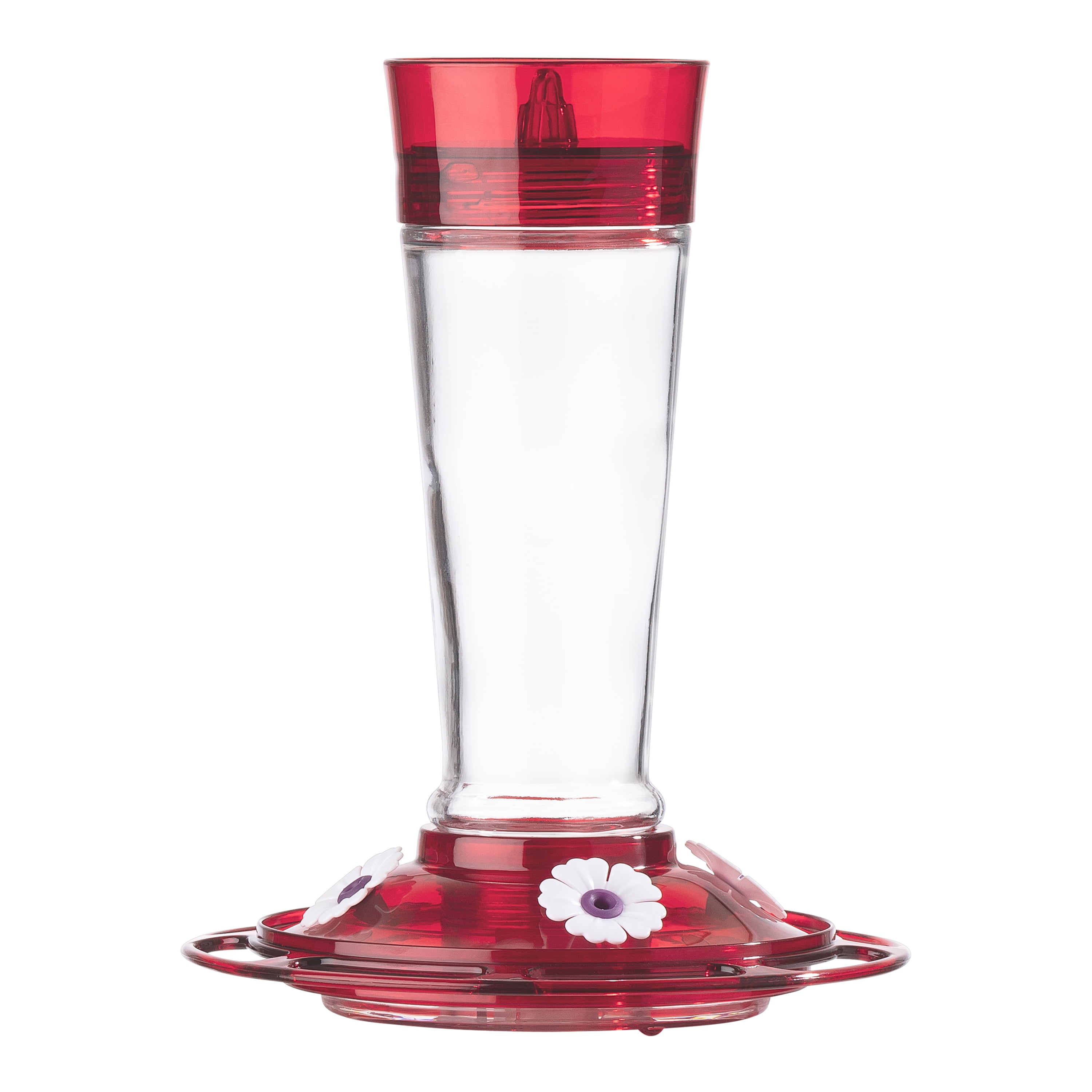 More Birds Red/Clear Bird Health+ Ruby Hummingbird Feeder - 10 Ounces