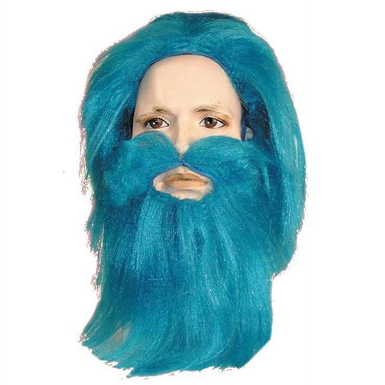 Morris Costumes LW413DKBNGY Mustache M3 Human Hair - Dark Brown & Gray No.56