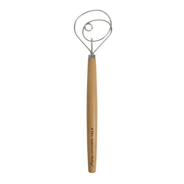 Mrs. Anderson’s Baking Dough Whisk, 18/8 Stainless Steel Blade, 15-Inches