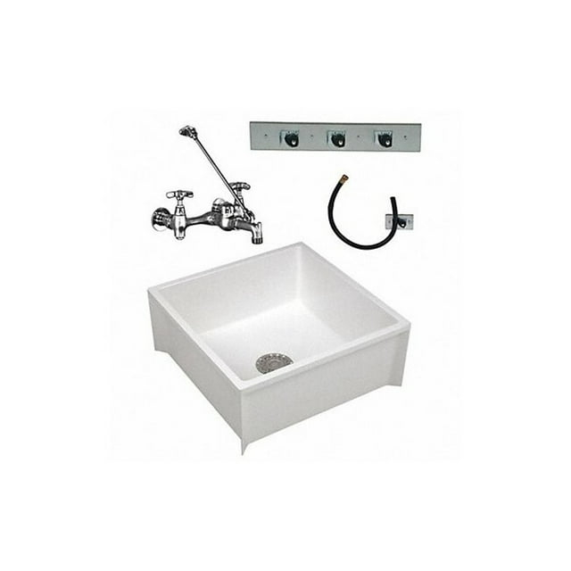 Mustee ELMustee,Mop Sink,Square,24inx24inx10in 63CM