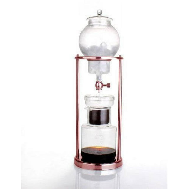 NISPIRA Luxury Ice Cold Brew Dripper Coffee Maker in Stainless steel, 600 ml Copper