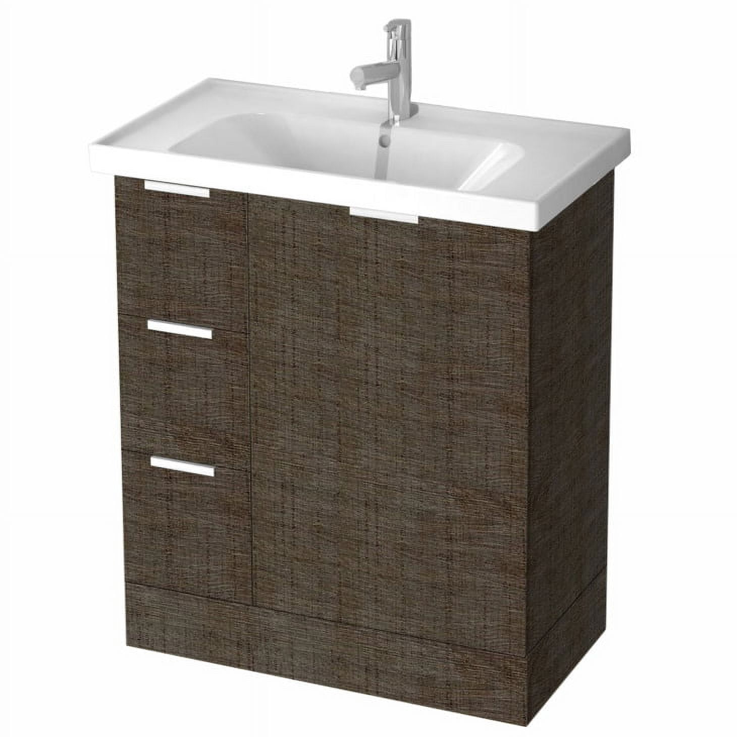 Arcom by Nameeks Waloomi 31.5'' Single Bathroom Vanity with Ceramic Top