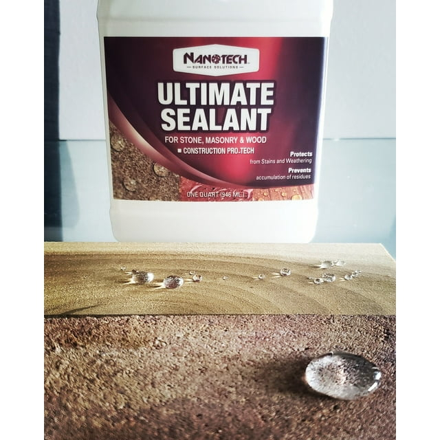Nanotech Ultimate Sealer 1 Quart Natural for use on stone, concrete, pavers, un glazed tile, clay tiles, wood