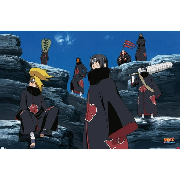 Naruto Shippuden - Akatsuki Wall Poster, 14.725" x 22.375"