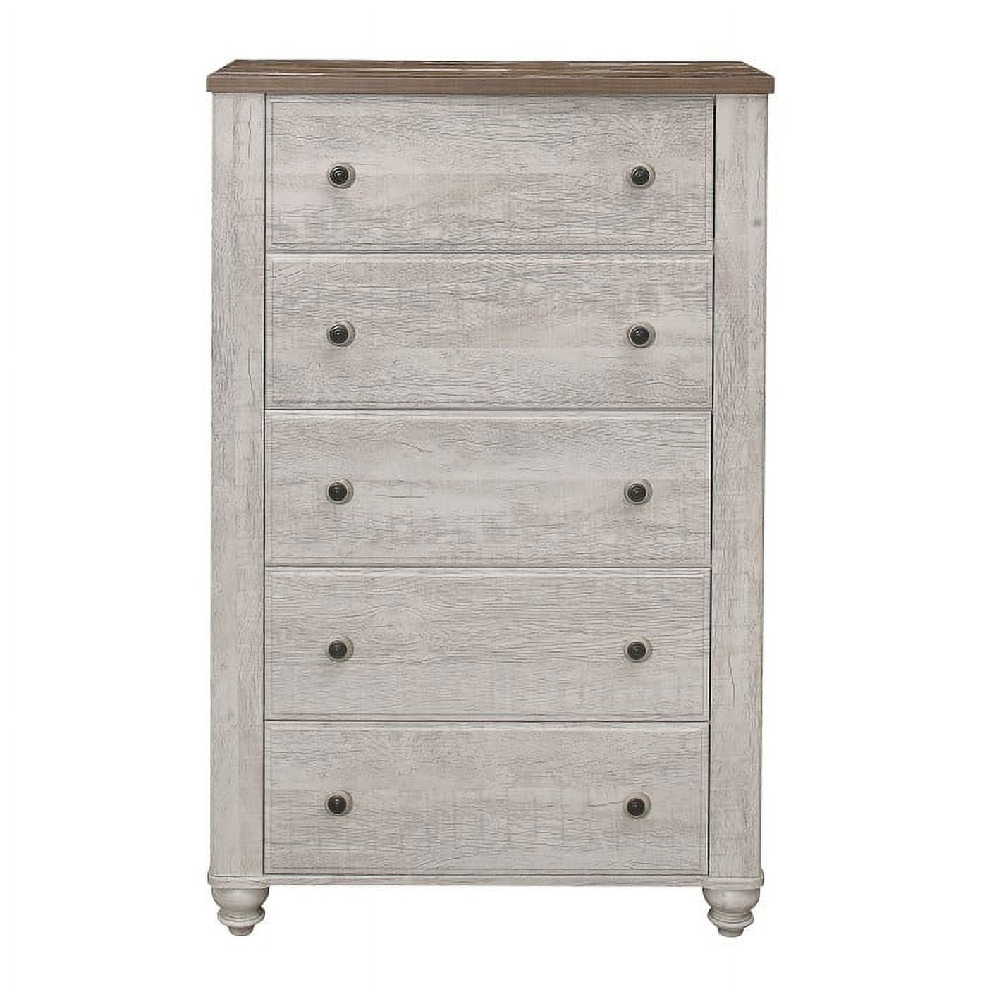 Nashville Collection Chest with Two-Tone Faux Wood Look