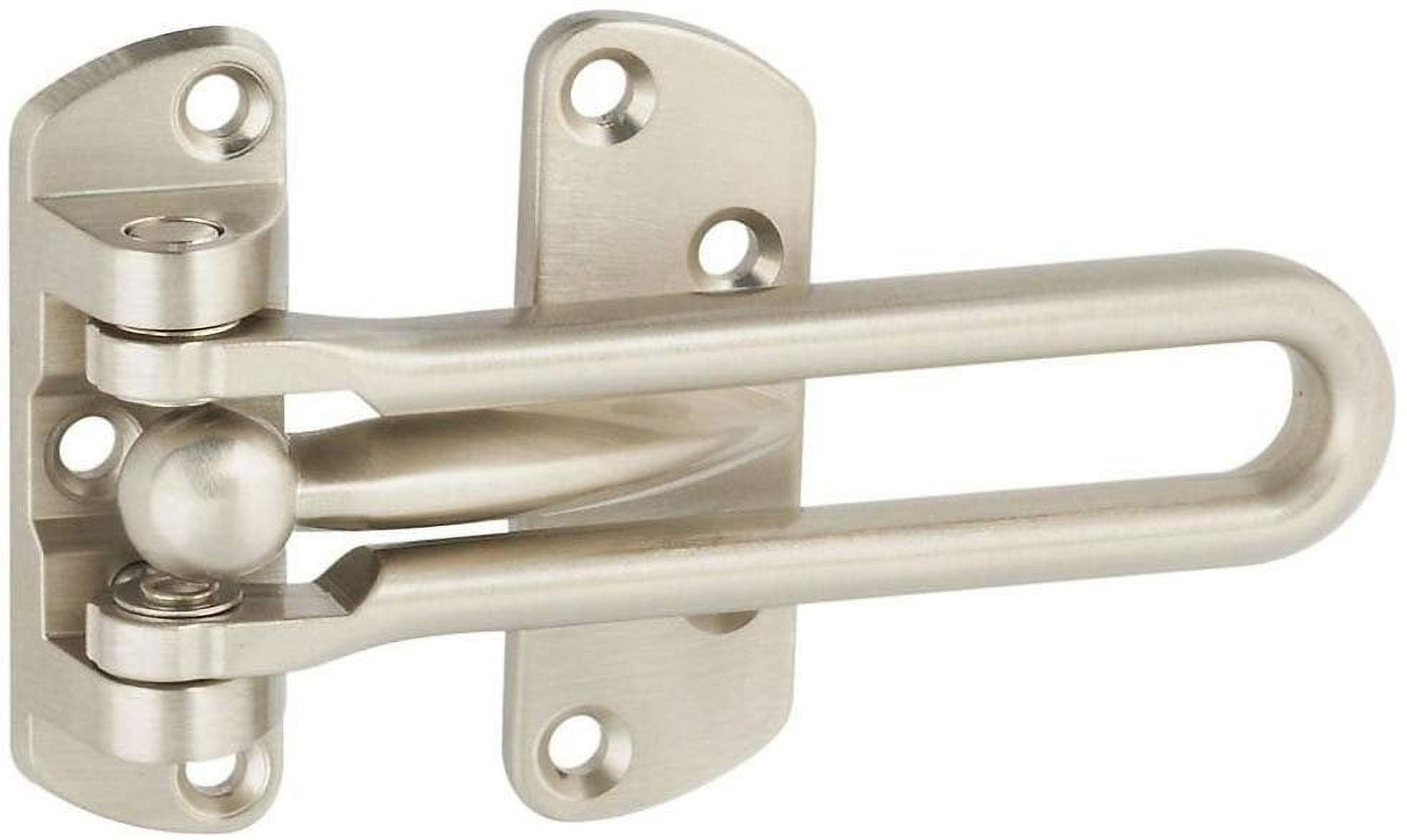 National Hardware N335-984 Door Security Guard, Satin Nickel, V804
