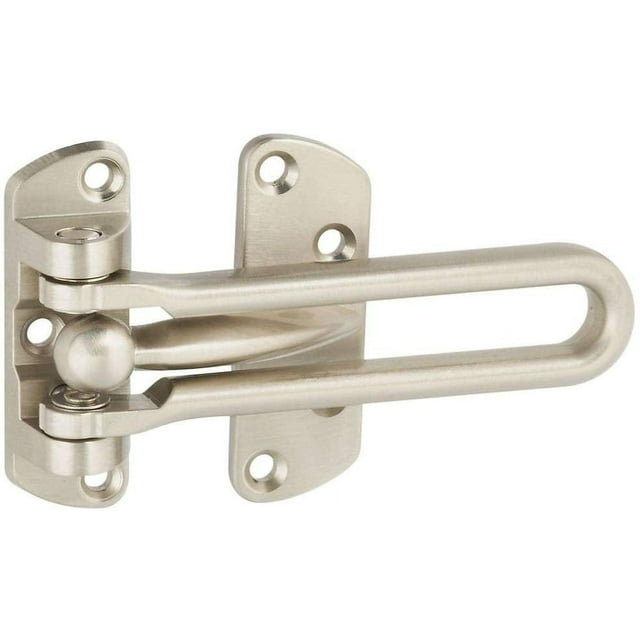 National Hardware N335-984 Door Security Guard, Satin Nickel, V804