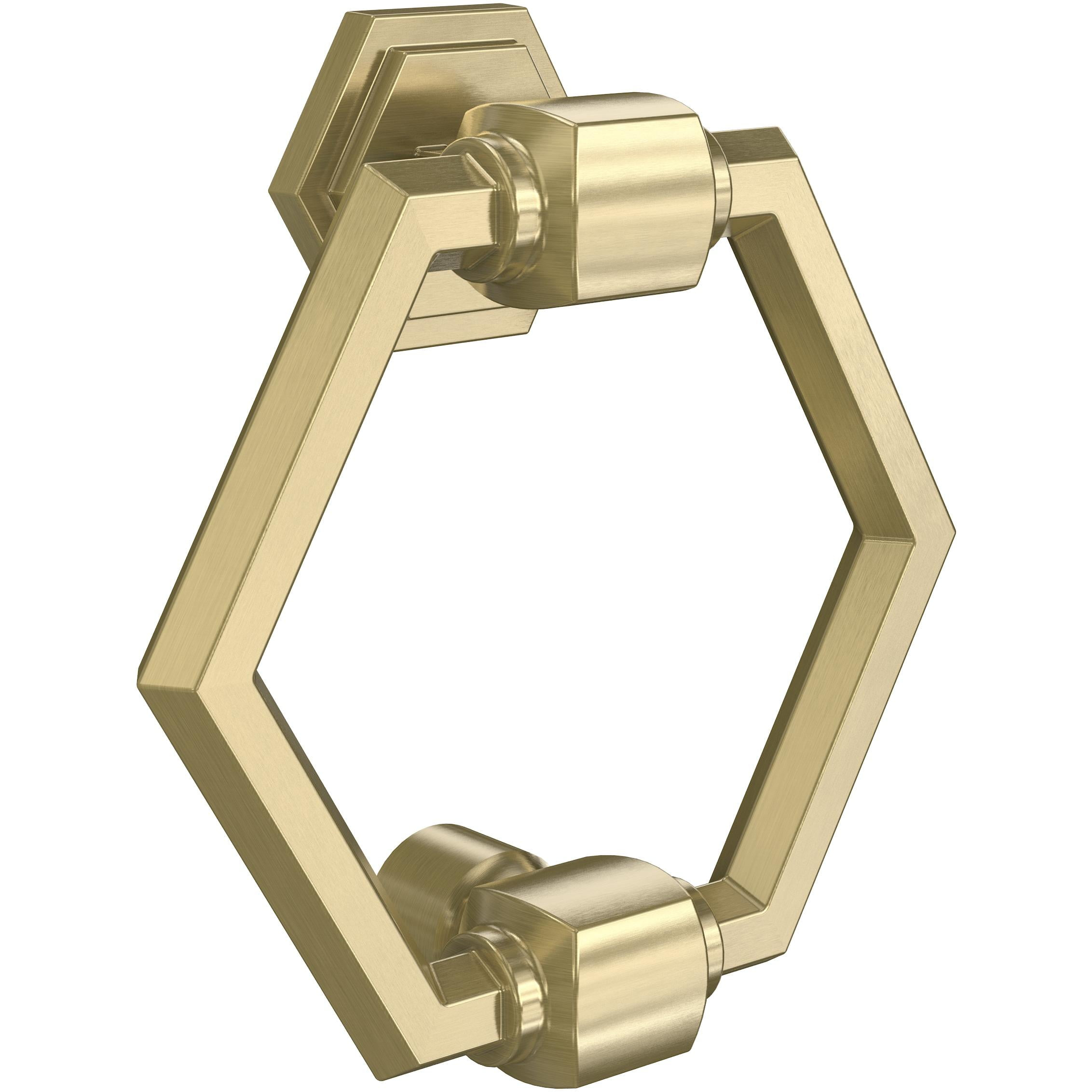 National Hardware N336-708 Powell Door Knocker, Brushed Gold