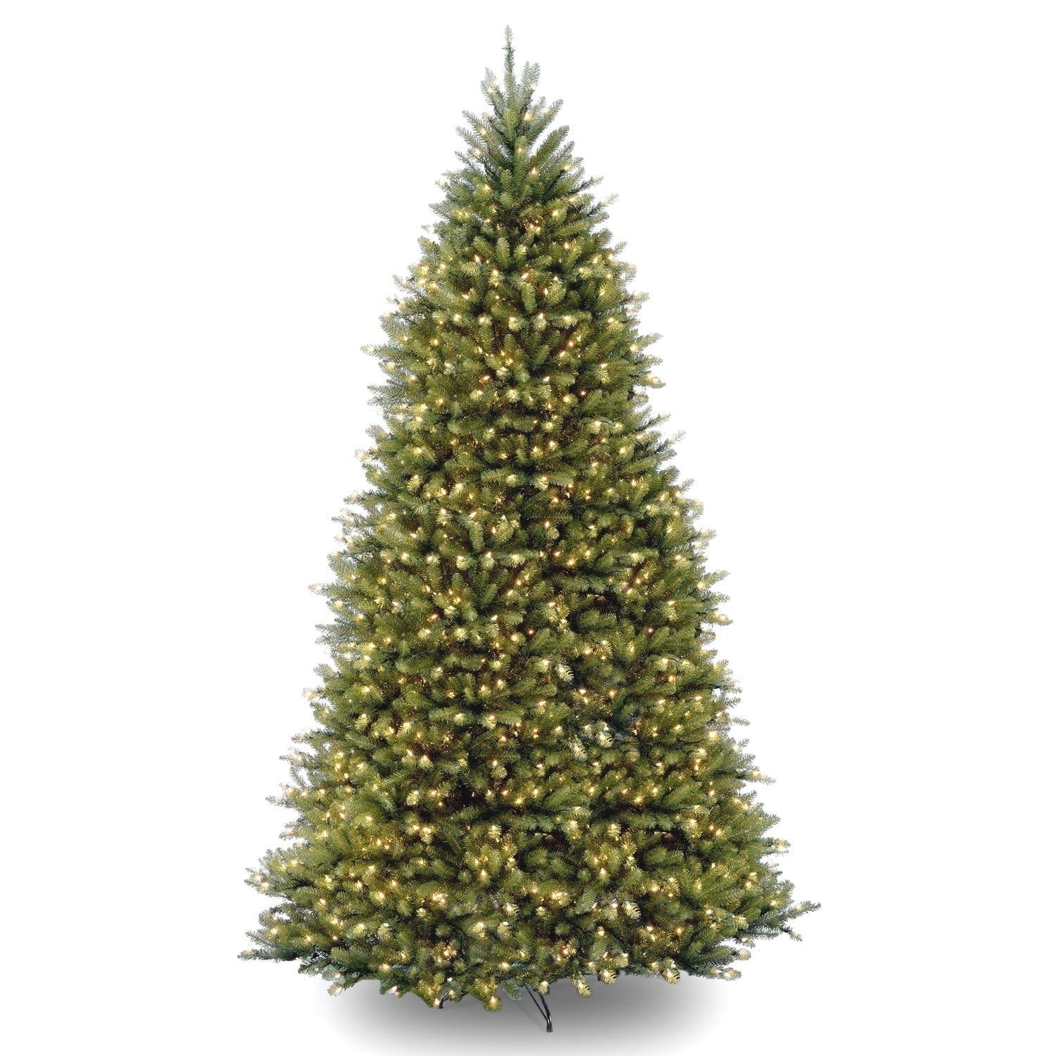 National Tree Company Pre-Lit Artificial Christmas Tree, Green, Clear Lights, Includes Stand, 10 Feet