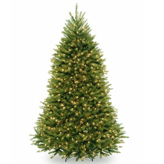National Tree Company Pre-Lit Artificial Christmas Tree, Green, Dual Color Lights, Includes PowerConnect and Stand, 7.5 Feet