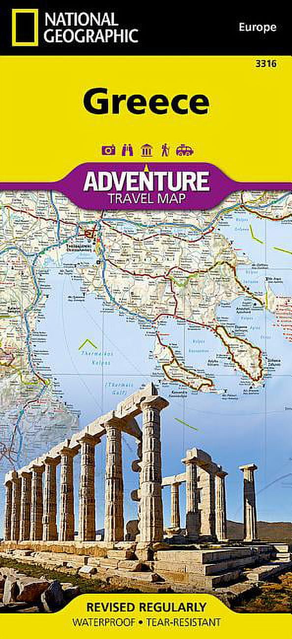 National geographic adventure travel maps: greece adventure travel map (other): 9781566956215