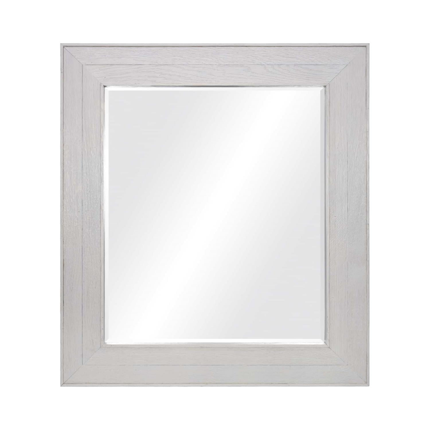 Native Trails Vintner's Reclaimed Wood Rectangular Wall Mirror - 29 x 33 x 1.5 Grigio Grey