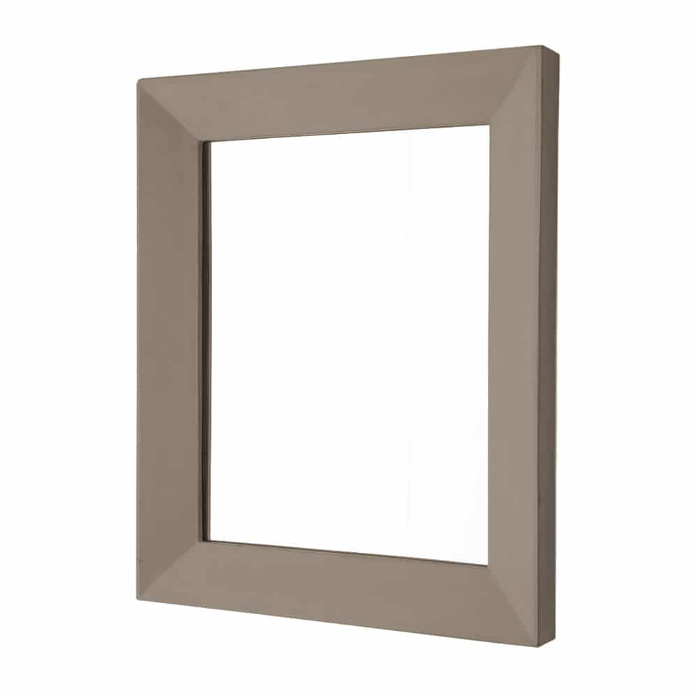 Native Trails Portola Rectangle Concrete Mirror Earth A Brown, Grey
