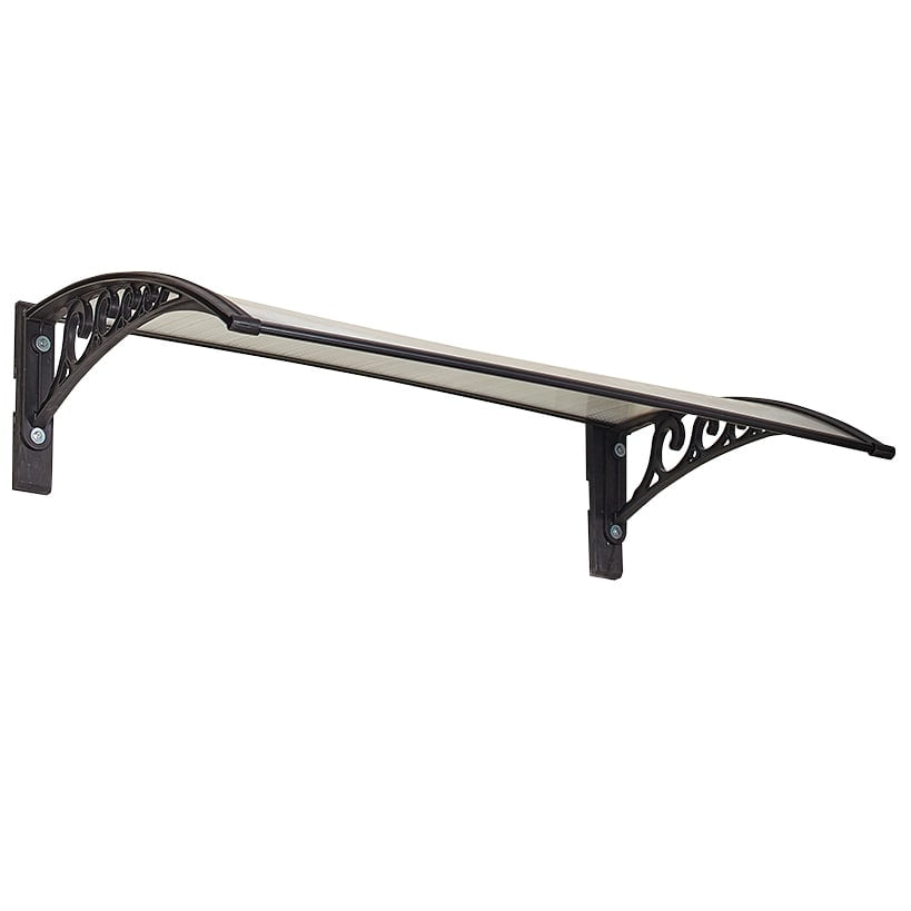 The Lakeside Collection Natural Sunlight Door Canopies - Black