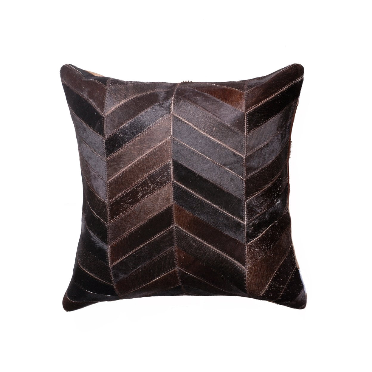 eRug Outlet Torino Leather/Suede Throw Square Pillow Cover & Insert