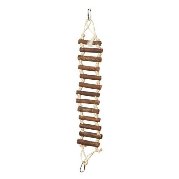 Prevue Pet Products Handmade Natural Wood Rope Ladder Bird Toy