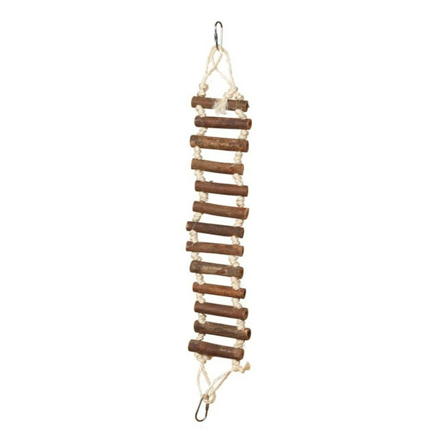 Prevue Pet Products Handmade Natural Wood Rope Ladder Bird Toy