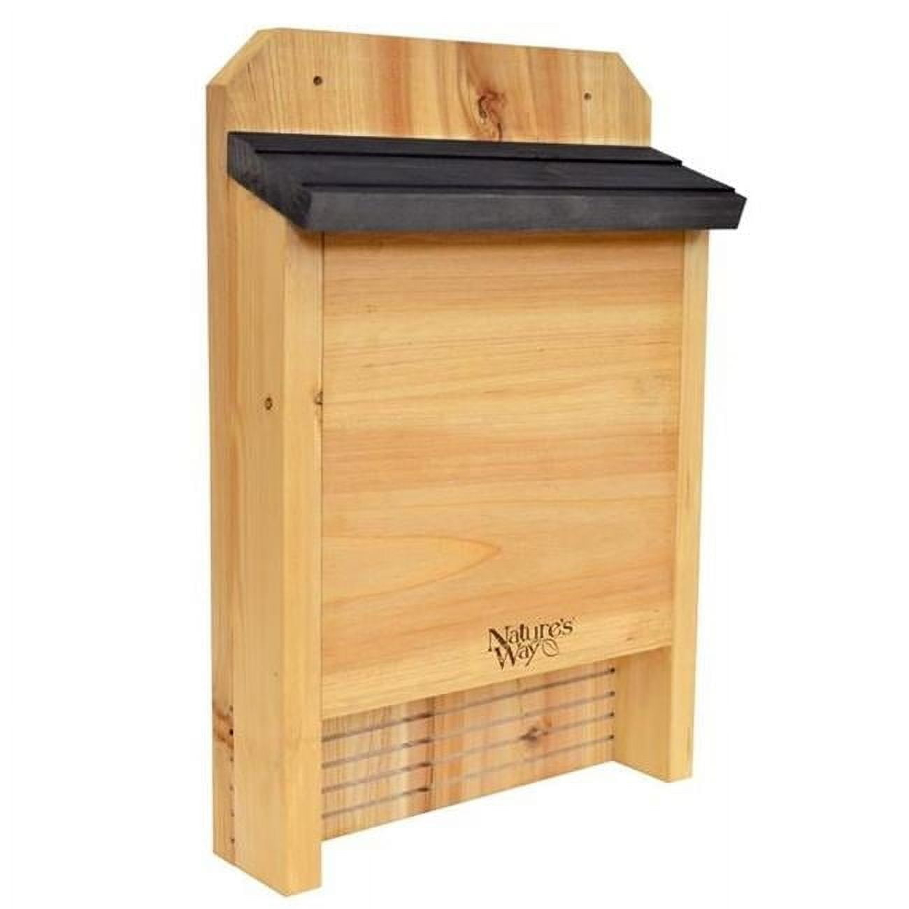 Nature's Way 10 In. W. x 15 In. H. x 3.5 In. D. Single Chamber Cedar Bat House