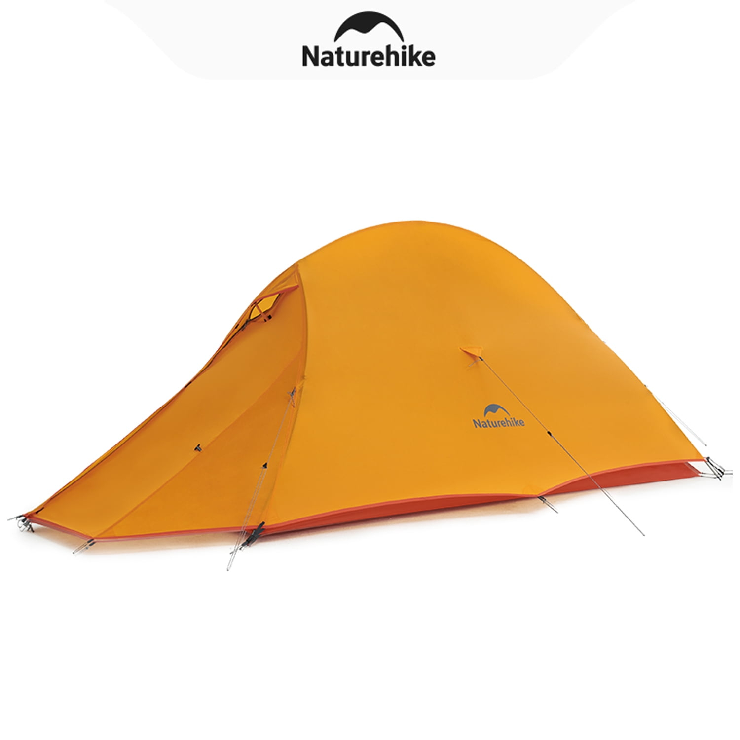 Naturehike, Cloud up Base-Lightweight Hiking Tent, Portable Outdoor Camping Tent,  Waterproof Backpacking Tent, Streamlined Design, Wind Resistance, 210T Polyester Tri-grid Wear-resistant Fabric