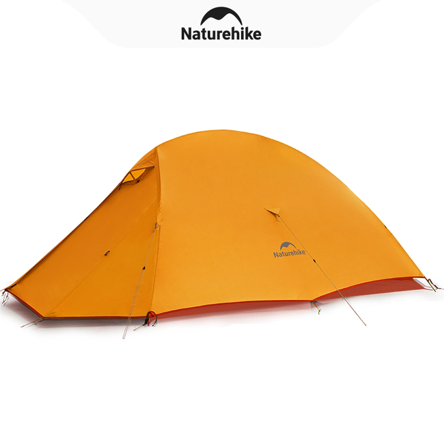 Naturehike, Cloud up Base-Lightweight Hiking Tent, Portable Outdoor Camping Tent,  Waterproof Backpacking Tent, Streamlined Design, Wind Resistance, 210T Polyester Tri-grid Wear-resistant Fabric