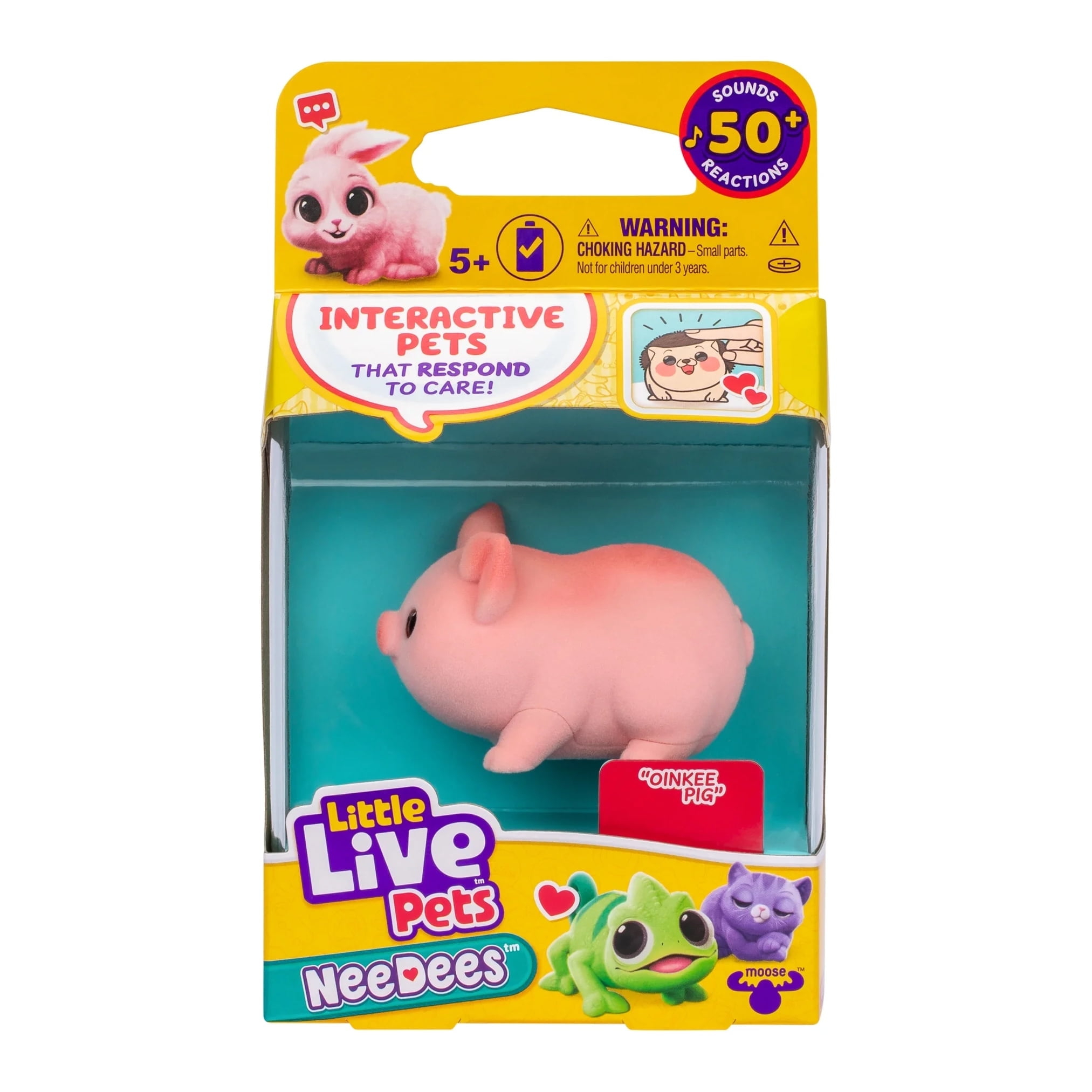 Little Live Pets NeeDees, Interactive Wearable Take-Anywhere Electronic Toy, Collect All 13, Ages 5+
