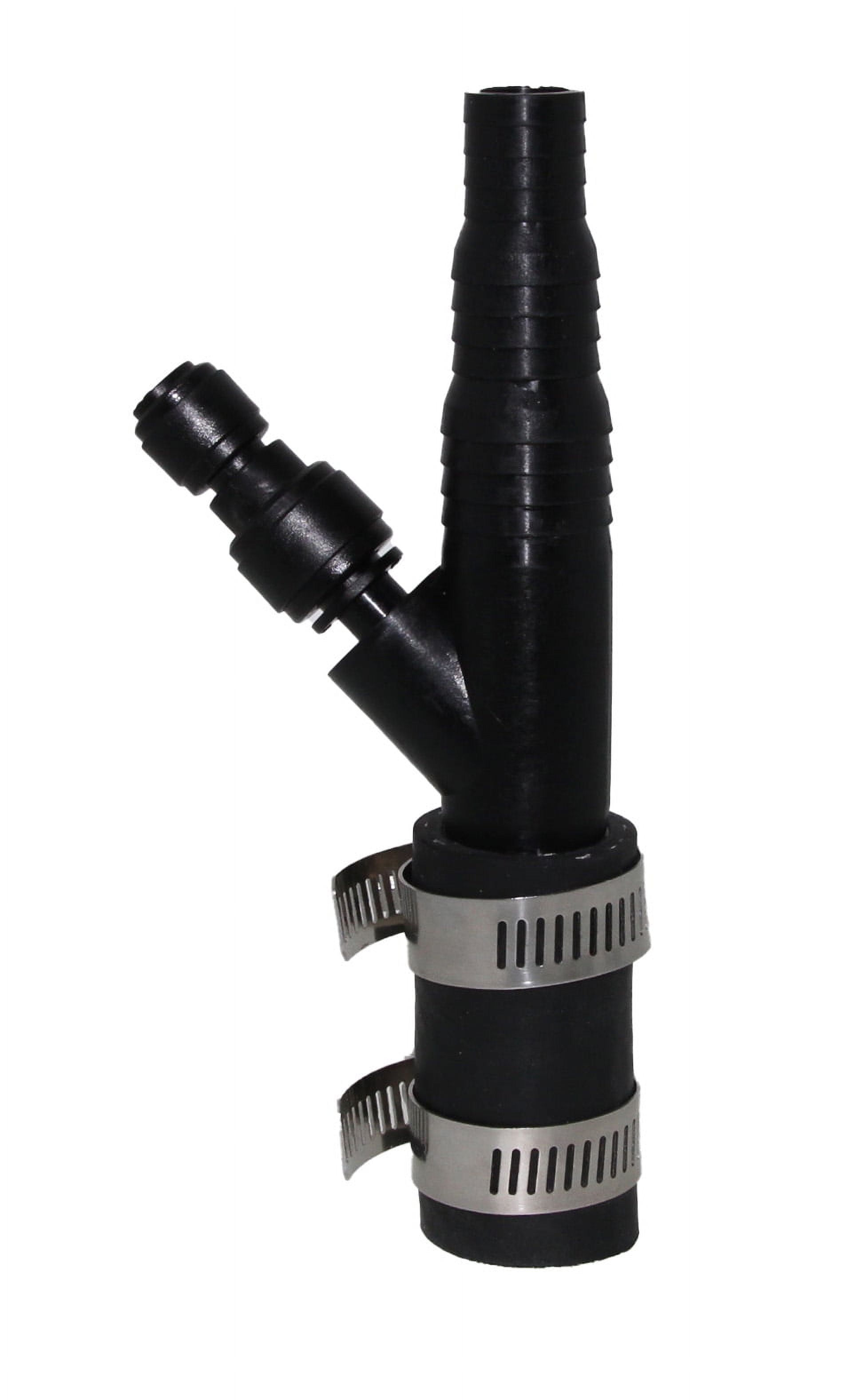 Neo-Pure Universal Garbage Disposal Drain Line Adapter (DLA) With 3/8 - inch Quick Connect Fitting and up to 7/8 - inch fitting for a Dishwasher