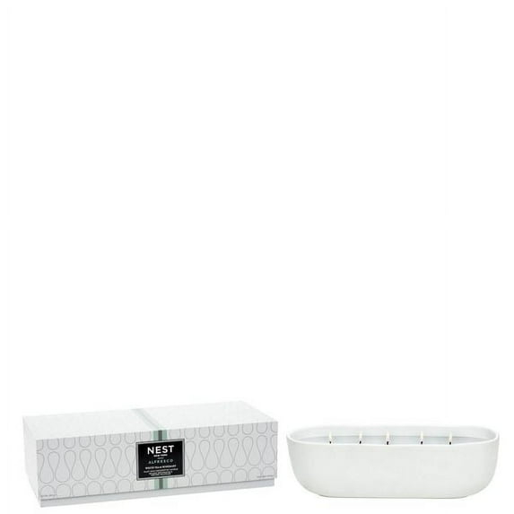 Nest Fragrances White Tea And Rosemary Alfresco Multi-wick Trough Candle