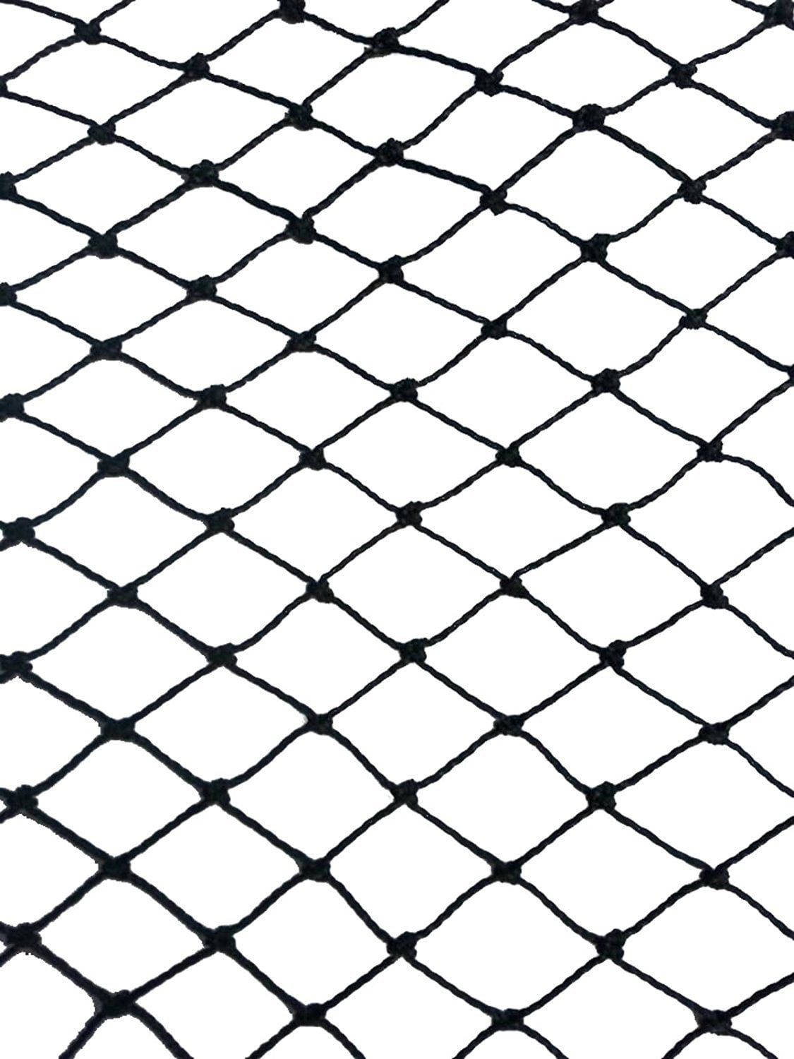 Netting Noa Store Nylon Mesh Anti Bird Netting Aviary Netting and Poultry Netting [25 x 50] ft 13.78 in Black