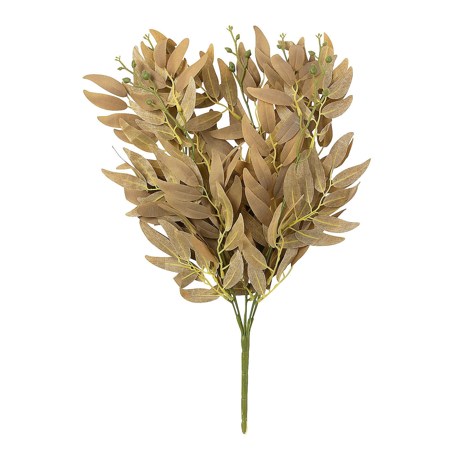 Neutral Willow Leaf Stems, Home Decor, Wedding, 2 Pieces