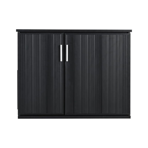 New Age Pet® ECOFLEX® Promax Litter Loo® Litter Box Enclosure Table, Espresso Black - Durable Wood Plastic Composite Cat Litter Box Furniture with No-Track Litter Mat, Easy Clean, Quick Assembly