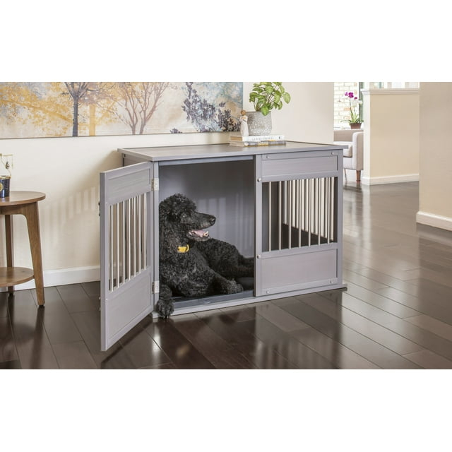 New Age Pet Horizon Pet Crate - ECOFLEX, Stainless Steel, Easy Access Door, 10-Year Warranty