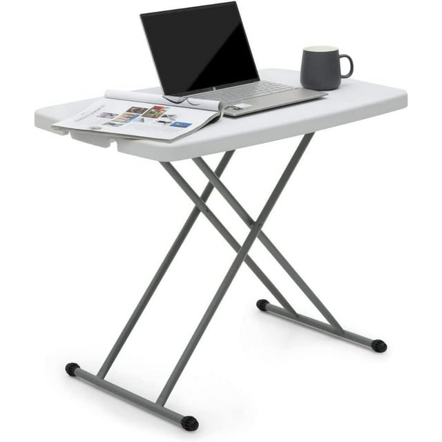 New Home Era Folding TV Trays, White