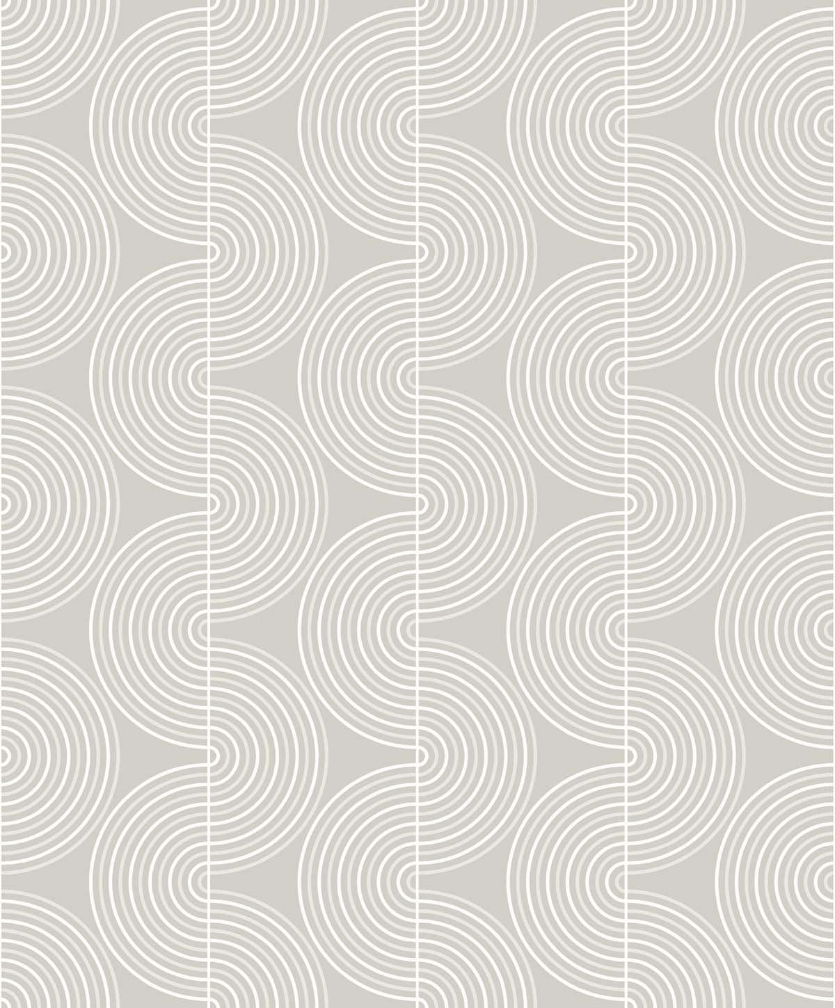 NextWall Alloy Grey Zen Geo Peel and Stick Wallpaper