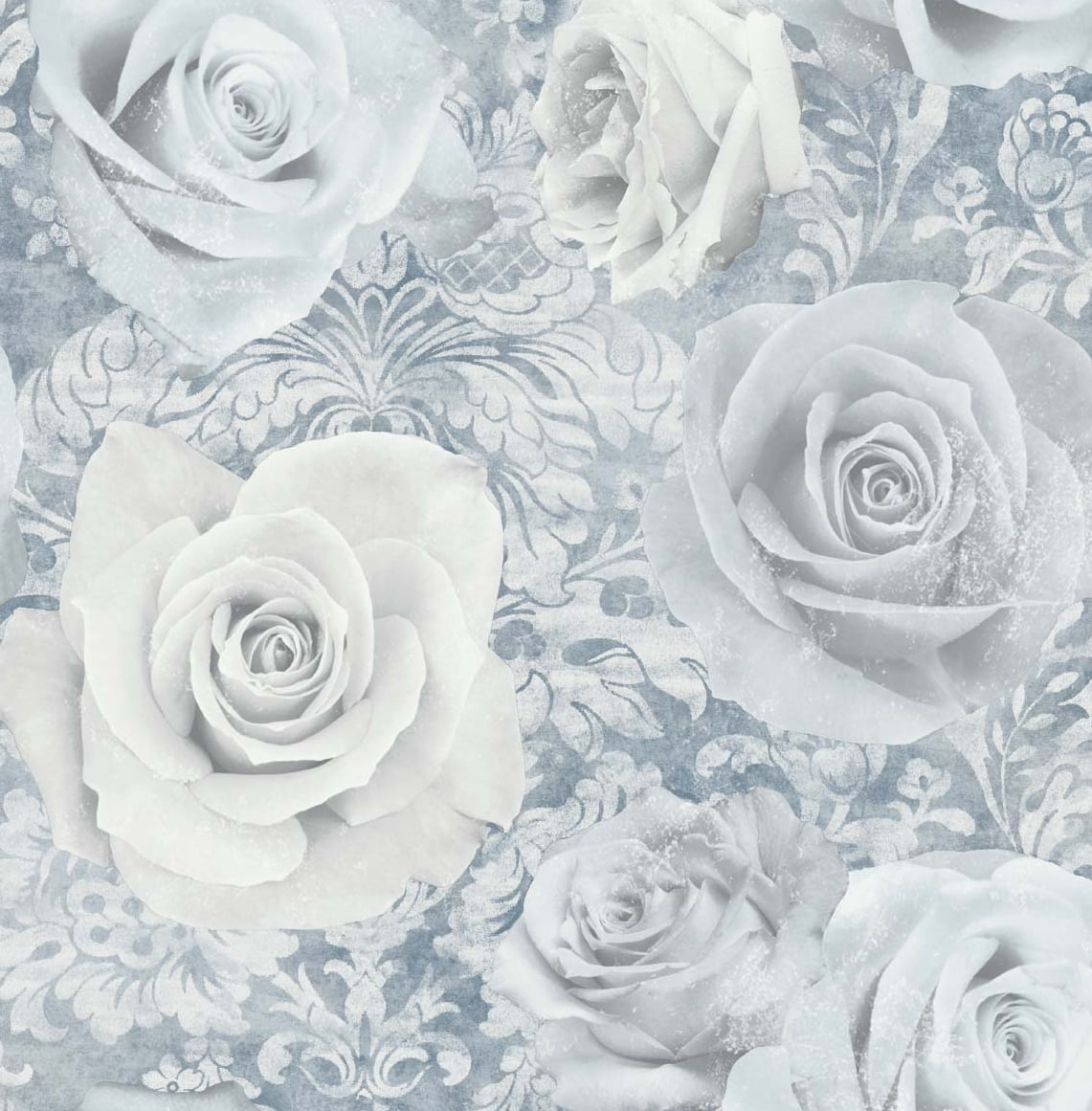 NextWall Arthouse Reverie Peel and Stick Wallpaper 20.5 in. W x 18 ft. L - Baby Blue