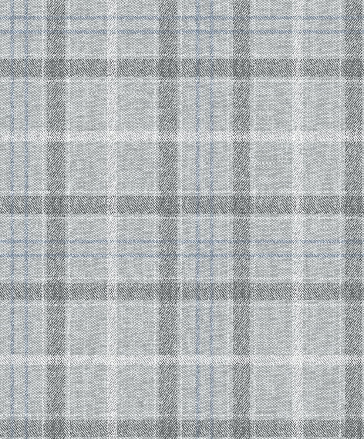 NextWall Pavestone & Blue Tailor Plaid Peel and Stick Wallpaper - 20.9 in. W x 18 ft. L Roll