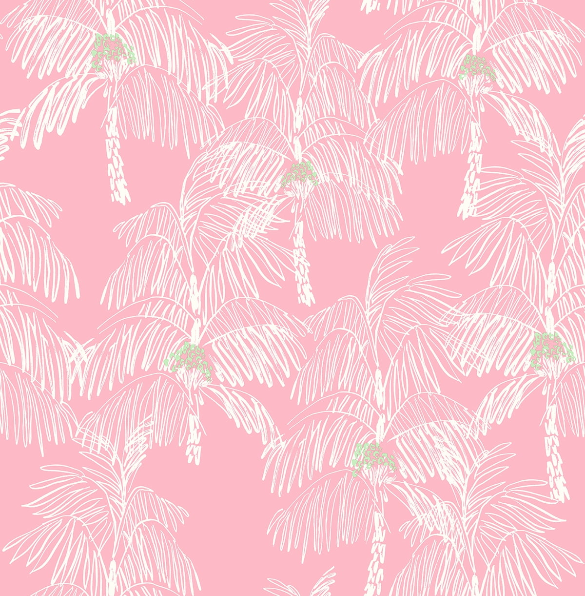 NextWall  Palm Beach Peel and Stick Wallpaper Flamingo